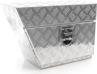Produktbild von XPOtool Alu Unterbaubox links 60x25x40 cm / 6 kg bis 50 L / 20 kg vollgeschweißt robust für Pkw, Anhänger, Lkw Nutzfahrzeuge, robuste Staubox und Werkzeugkiste - Unterflurbox Deichselbox Staukasten