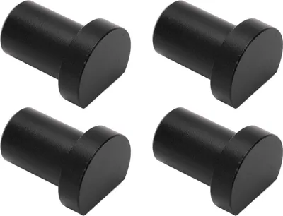 Obrázok produktu pre 4 kusy upínacích kolíkov, priemer 19 mm, z hliníkovej zliatiny, vysoká pevnosť, na pracovnú dosku, ako doraz pre drevársku výrobu, čierna farba