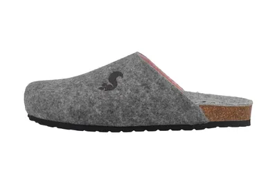 Produktbild von thies Clogs & Hausschuhe in Übergrößen Grau th607-006grey-ro große Damenschuhe