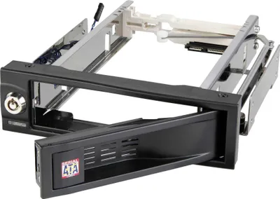 Produktbild von ICY BOX IB-168SK-B 3,5  Trägerloser Wechselrahmen
