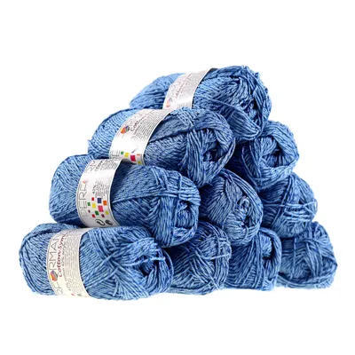 Strickwolle Cotton Symbiosis hellblau