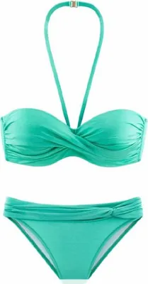 Produktbild von LASCANA Bügel-Bandeau-Bikini mint Größe 40 Cup D