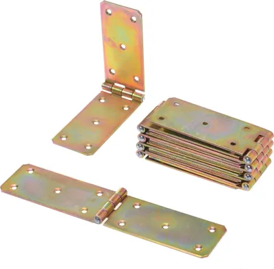 Image de Aqbau® Set de 10 pcs. charnières de caisse 200mm x 45mm charnières de table charnières de table charnières roulées