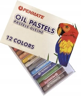 Produktbild von PENMATE Ölpastellkreiden weich 12 Farben