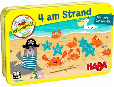 Produktbild von Haba !!! Spiel - 4 am Strand (Duits)  = Frans 1306042 -