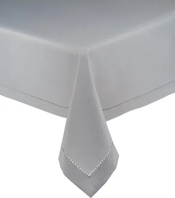 Produktbild von Tischdecke, modische Tischdecke mit Hohlsaum, minimalistisch 160x160 Grau