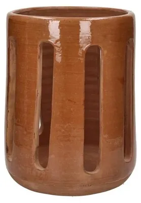 Productafbeelding van Pomax Opia windlicht, terracotta, diameter 20 cm, hoogte 27 cm