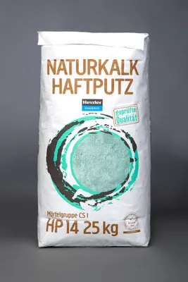 Produktbild von Natur-Kalk-Zwischenputz (HP14), Kalk-Haftputz, 25 kg, im Sack