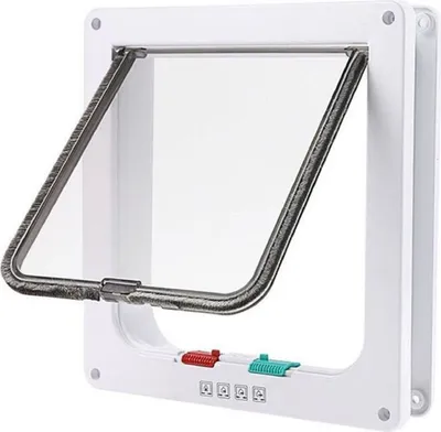 Obrázok produktu pre Klapka pre mačky Klapka pre psov Magnetické zatváranie Dvere pre psov Dvere pre mačky 25X29 CM 10936