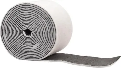 Produktbild von Kohlefilter Rolle 20 Meter - Schwarz/Weiß - Universal Dunstabzugshaubenfilter für Fett- und Geruchsabsorption