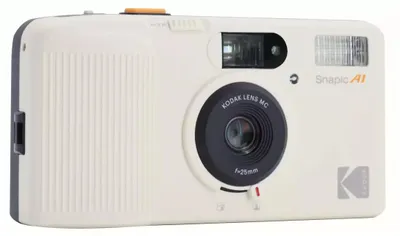 Obrázek produktu pro Kodak Snapic A1, Kompaktní fotoaparát na film, 35 mm, 1/100 s, Auto, Vypnutí blesku, Blesk zapnutý, Slonovinová, Alkalický