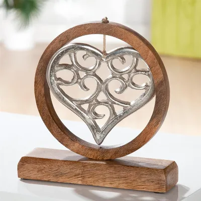 Produktbild von Gilde Holz Kreis Herz VE 6 49154