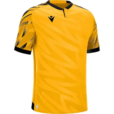 Produktbild von Macron Themis Eco Trikot Kurzarm Herren - Schwarz / Amber | Größe: XXL