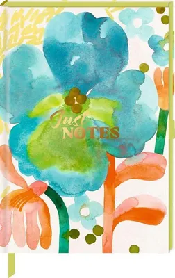 Produktbild von Notizbuch DIN A5 - Just Notes (Blue Flower)