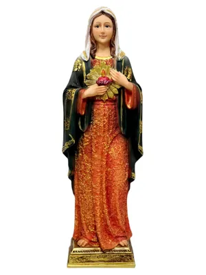Zdjęcie produktu dla Figura Matki Boskiej, 30 cm – rzeźba Matki Boskiej, katolicka dekoracja, wysokiej jakości prezent