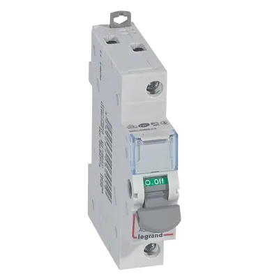 Obrázek produktu pro Modulární jistič vypnutý 1P 20A - Bezpečnostní spínač 1-p 0kW 406401