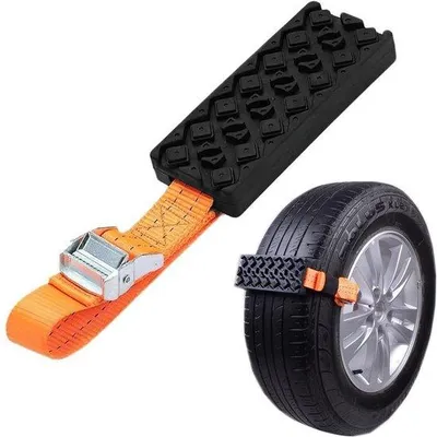 Productafbeelding van Rubber beschermhoezen voor autobanden, sneeuwkettingen voor auto's, algemene winterbandkettingen, antislipbanden, rubberen bandkettingen