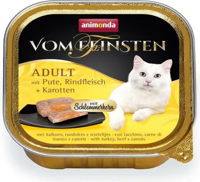 Produktbild von animonda Vom Feinsten 83263, Adult, jede Rasse, Rind, Karotte, Türkei, 100 g, Getreidefrei, Ohne Soja