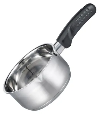 Immagine prodotto di ELO Turmailin casseruola Ø 16 cm Acciaio inossidabile 18/8 di alta qualità, ideale per tutti i tipi di cucina, lavabile in lavastoviglie, 2 pezzi