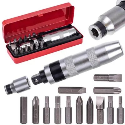 Zdjęcie produktu dla Zestaw kluczy udarowych i wkrętaków TC TECHNIC 1/2" - LT-A1225