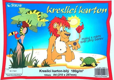 Produktbild von Zeichenkarton A4 weiß, 180g/m2, 10 Blatt