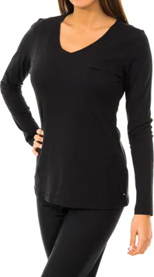 Immagine prodotto di Tommy Hilfiger - T-shirt a maniche lunghe con scollo a V 1487903577 Donna
