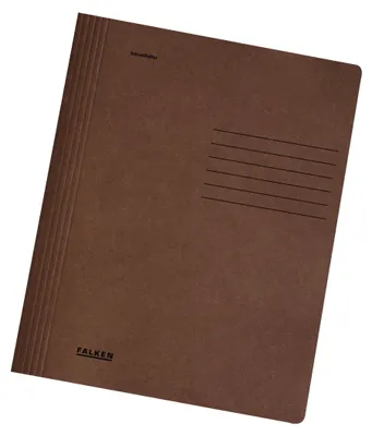 Image de Dossier de reporting Falken 26001184 A4 carton brun foncé