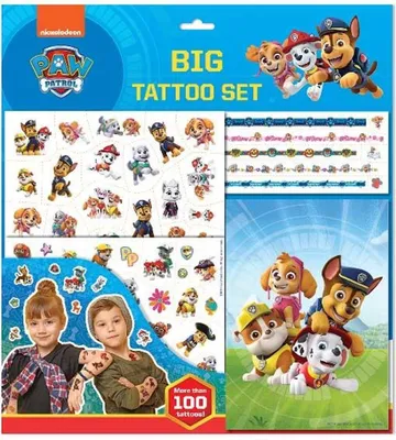 Obrázek produktu pro Tlapková patrola - Velký set s tetováním