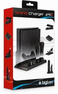 Produktbild von Bigben Interactive Move Charging-Stand, PS3, Innenraum, Gaming controls, Sony Playstation 3 DUALSHOCK 3 / move, Schwarz