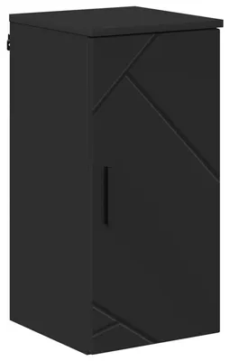 Immagine prodotto di vidaXL Mobile da bagno a parete nero 30 x 31,5 x 61 cm