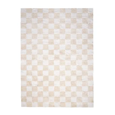 Produktbild von Volero - Retro Teppich - Gambit Creme Weiß - 230x330 cm - Wohnzimmer, Kinderzimmer, Schlafzimmer - Modern, Retro