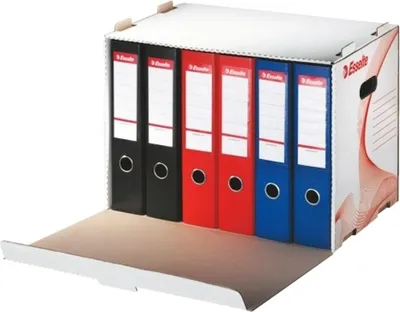 Produktbild von Esselte Archivbehälter für Aktenordner - weiß
