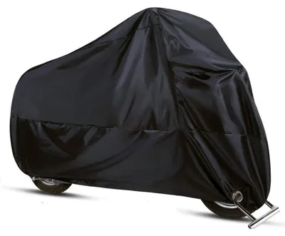 Immagine prodotto di Copertura impermeabile per motocicletta, taglia XL, realizzata in tessuto resistente da 210D, dimensioni 230x95x125 cm