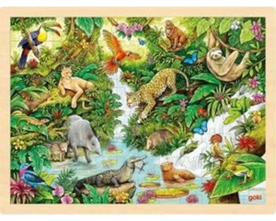 Produktbild von Einlegepuzzle Im Dschungel