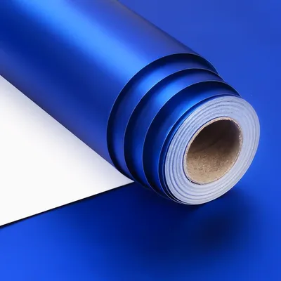 Obrázok produktu pre Metalický modrý baliaci papier, 43 cm x 10 m, na balenie darčekov