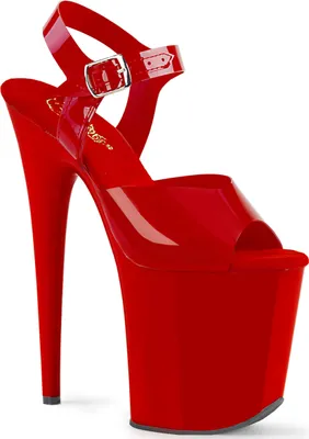 Produktbild von FLAMINGO-808N Damen Sandale von Pleaser, Rot  , EU 38, US 8