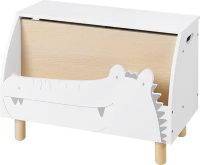 Produktbild von Kinderbuchregal in Krokodilform mit Stauraum