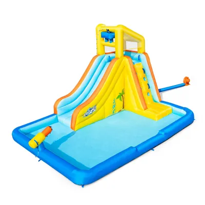 Produktbild von H2OGO!® Wasserpark mit Dauergebläse „Beachfront Bonanza“ 5-10 Jahre 448 x 311 x 266 cm