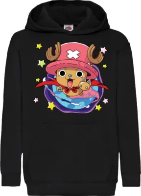 Immagine prodotto di Felpe con cappuccio per bambini One Manga Piece Anime Tony Tony Chopper, 9-11 Jahr - 140 / Noir
