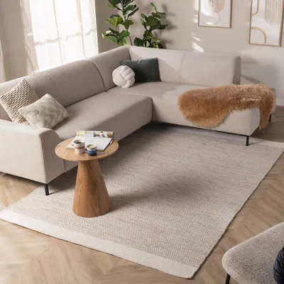Produktbild von Volero - Wollteppich - Bliss Beige Meliert - 280x380 cm - Wohnzimmer, Schlafzimmer - Industrielle, Ländlich, Skandinavisch, Japandi