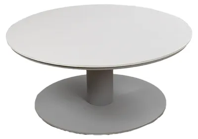 Produktbild von Loungetisch Barletta Ø80 cm | Camel/Sandstone | Aluminium & Kunststoff