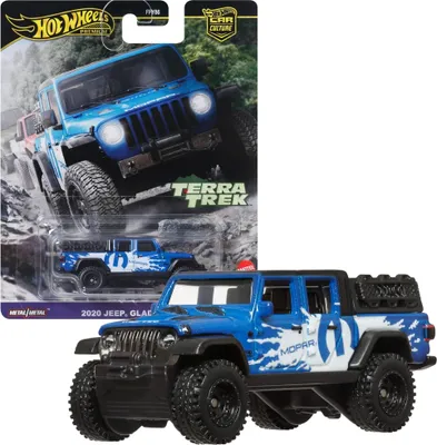 Obrázek produktu pro Hot Wheels HRV91, Džíp, 3 rok/roky, Plast, Kov, Modrá, Bílá