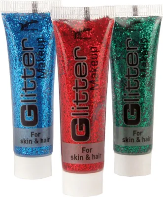 Produktbild von Jofrika 711156 Glitter Make-up bunt (20 ml)