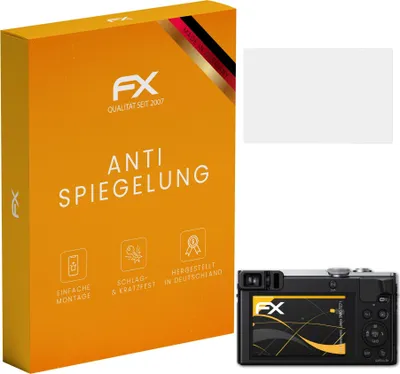 Produktbild von atFoliX 4053664948498, Transparent, Panasonic, Lumix DMC-TZ71, Anti-Glare Bildschirmschutz, Kratzresistent, Matt