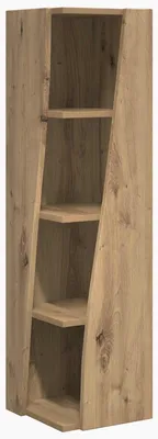 Immagine prodotto di vidaXL Armadietto angolare in rovere Artisan 27,5x27x102 cm in materiale derivato dal legno