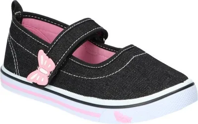 Produktbild von AMERICAN CLUB TEN146 Kinder Ballerinas mit Klettverschluss, Kinderschuhe, konturierte Lederdecksohle, Schwarz 33