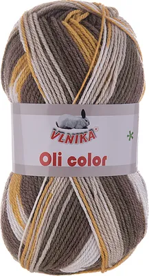 Produktbild von 100g Strickgarn Oli mehrfarbig Selbstmusternd Strick-Wolle Klassikgarn Farbwahl