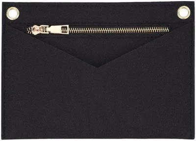Produktbild von Handtasinzetstuk, vormstuk für kleine Taschen, schwarz, 15,7 x 22 cm