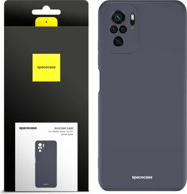 Zdjęcie produktu dla Silikonowe etui SPACECASE Silicone Case do Xiaomi Mi Note 10/10s Czarny