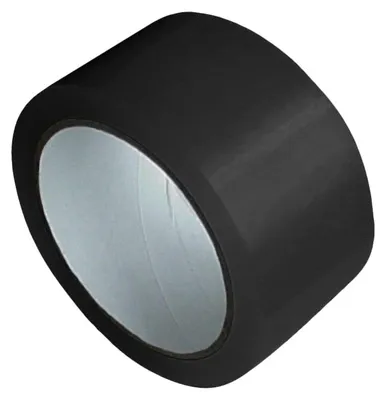 Produktbild von 12x 1-PACK Packband Klebeband Markierungsband PP 48 mm x 66 m schwarz